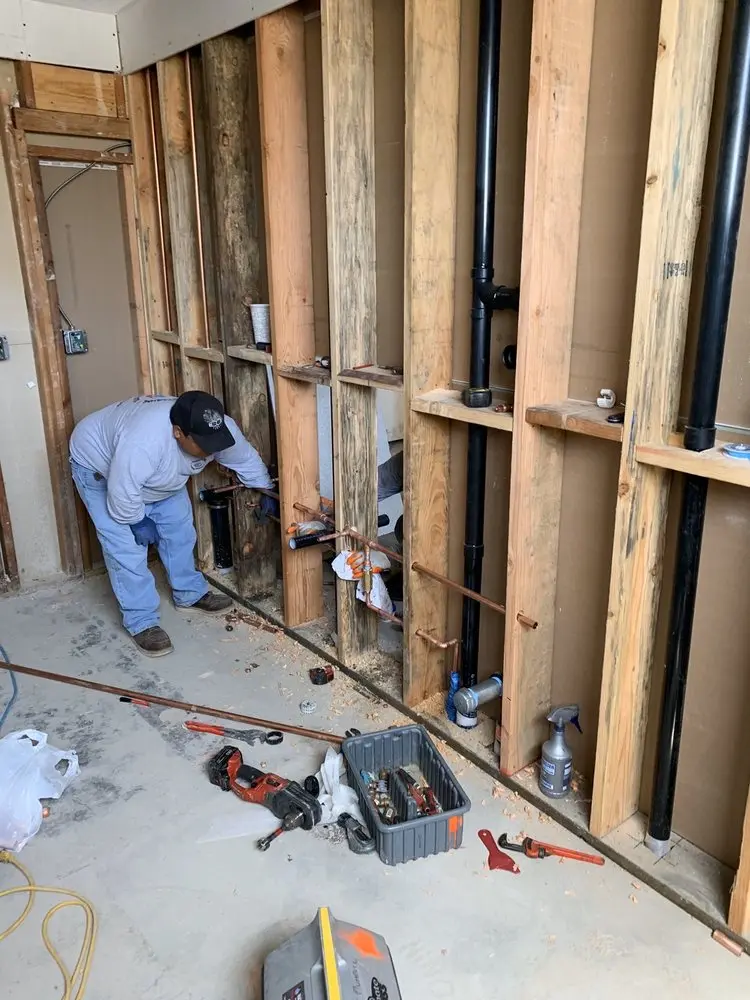Commercial rough-in plumbing for Gas Line Repair in North El Monte